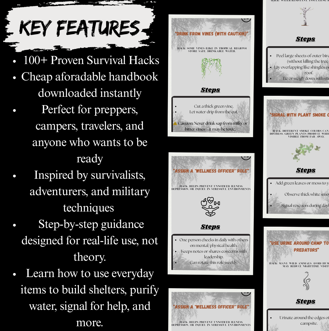 Survival Edition: 100+ Life Hacks